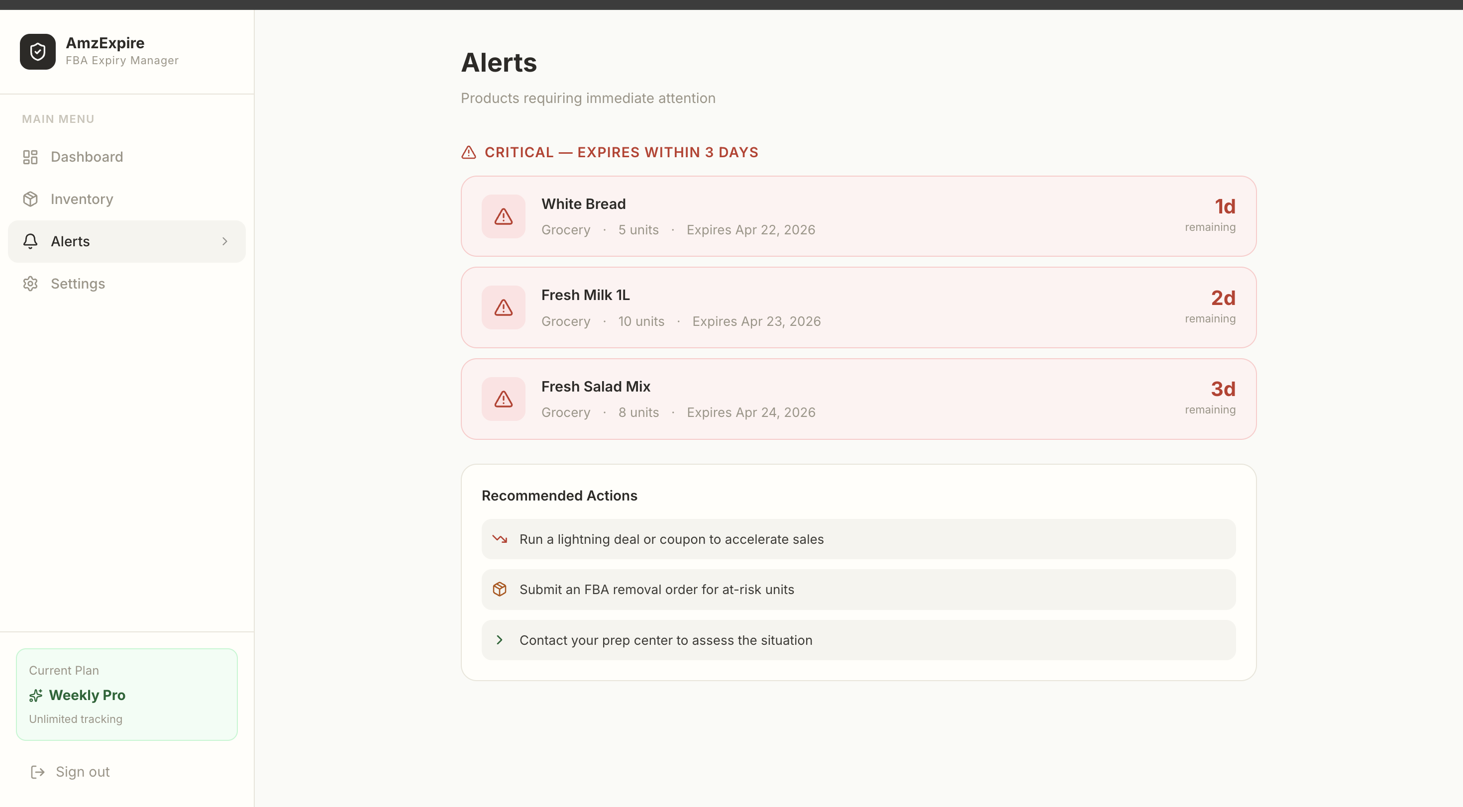 Step 3: Actionable Alerts